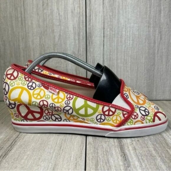 Vans Multicolor Peace Sign Sneakers - Picture 1 of 10